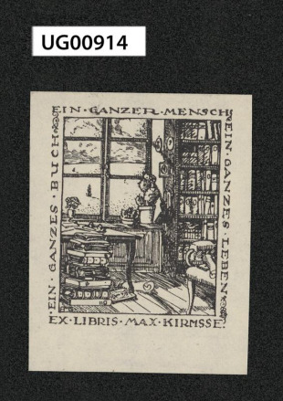 Ex libris Max Kirmsse