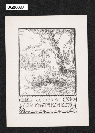 Ex libris Anna Mastná - Kahligová