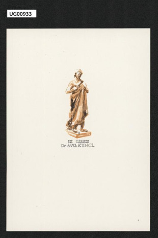 Ex libris Dr. Aug. Kyncl