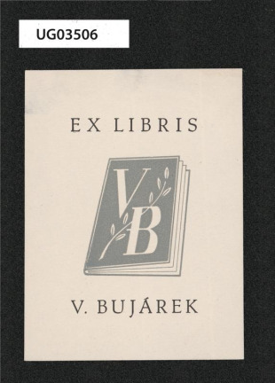 Ex libris V. Bujárek