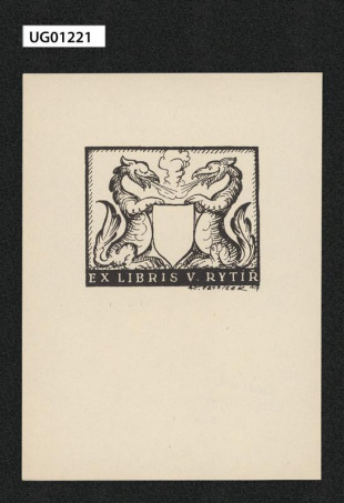 Ex libris V. Rytíř