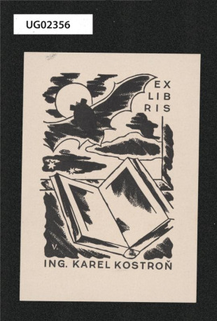 Ex libris ing. Karel Kostroň