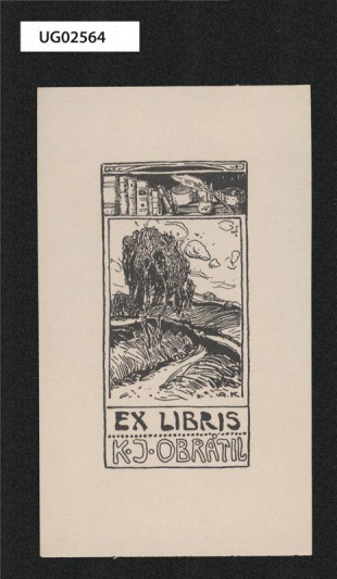 Ex libris K. J. Obrátil