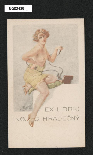 Ex libris ing. O. Hradečný