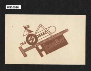 Ex libris ing. Otakar Hradečný