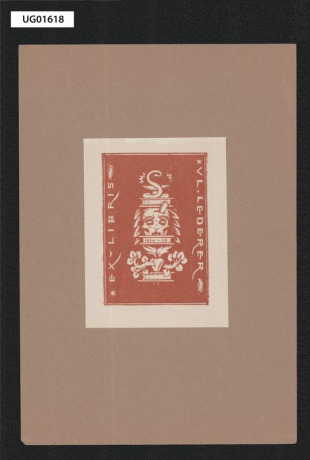 Ex libris Vl. Ledezez