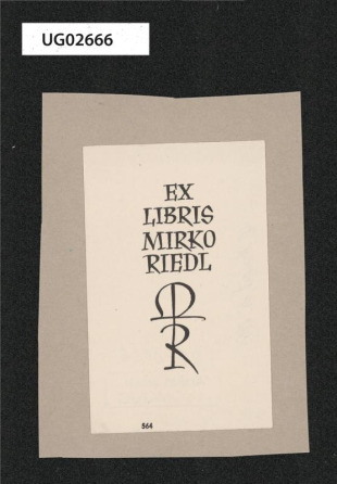 Ex libris Mirko Riedl