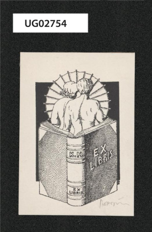 Ex libris K. H.