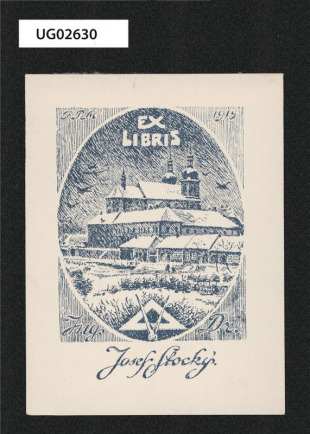 Ex libris Ing. Dr. Josef Stocký