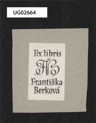 Ex libris Františka Berková