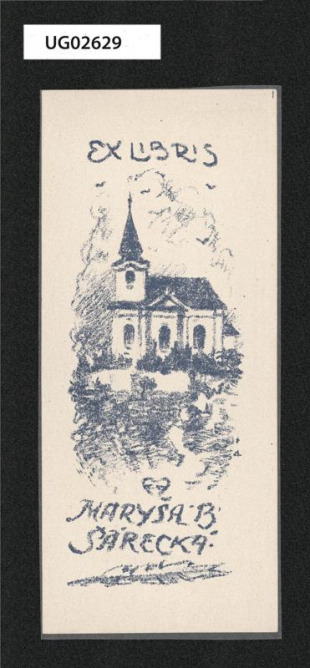 Ex libris Maryša B.Šárecká