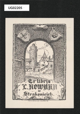 Ex libris L. Nováka w Strakonicích