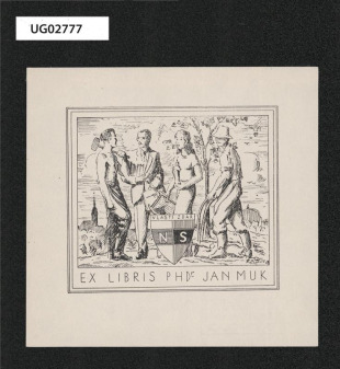 Ex libris PHDr Jan Muk