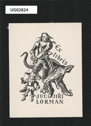 Ex libris JUC. Jiří Lorman