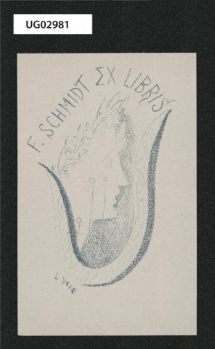 Ex libris F. Schmidt