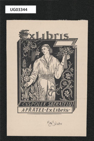 Ex libris Čs. Spolku sběratelů a přátel "Ex libris"