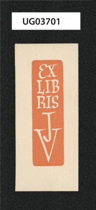 Ex libris JV