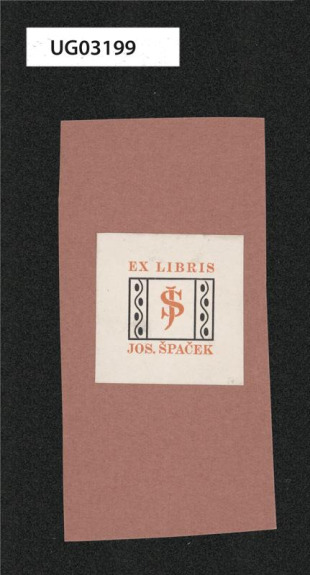 Ex libris Jos. Špaček