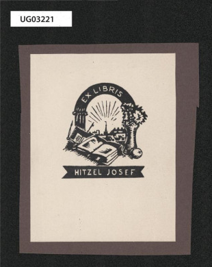 Ex libris Hitzel Josef