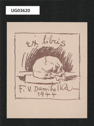 Ex libris F. V. Danihelka 1944