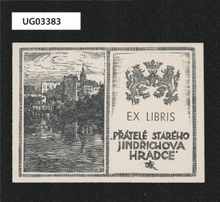 Ex libris " Přátelé starého Jindřichova Hradce"