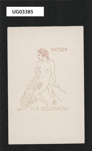 Ex libris M. D. Zelenkovi