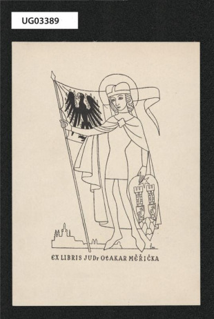 Ex libris JUDr Otakar Měřička