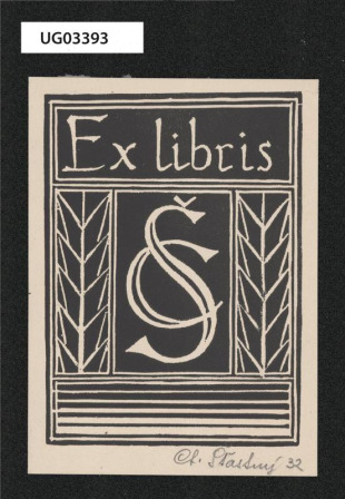Ex libris CŠ (Ctibor Šťastný)