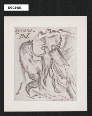 Ex libris P. O. (Pavel Vodehnal)