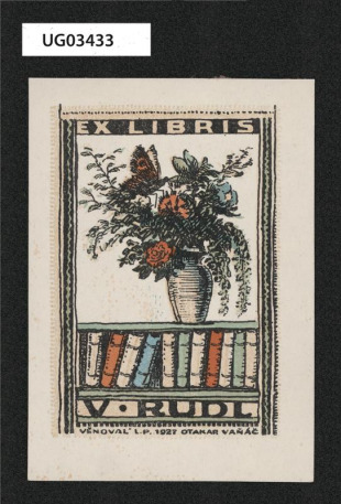 Ex libris: V. Rudl