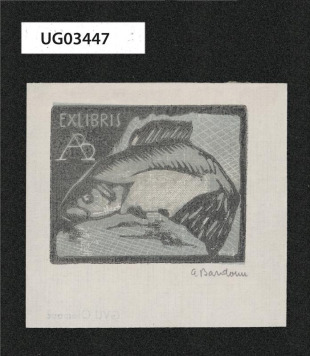 Ex libris: AB (Ant. Bardoun)