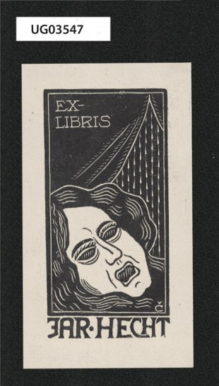 Ex libris Jar. Hecht