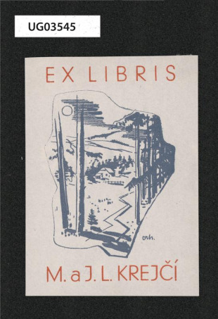Ex libris M. a J. L. Krejčí