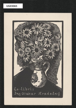 Ex-libris Ing Otakar Hradečný