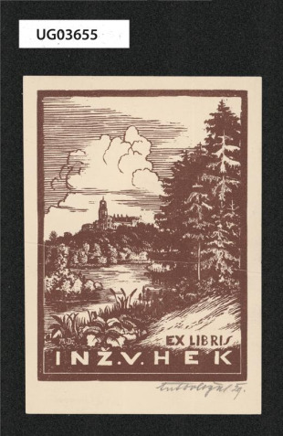 Ex libris Ing. V. Hek
