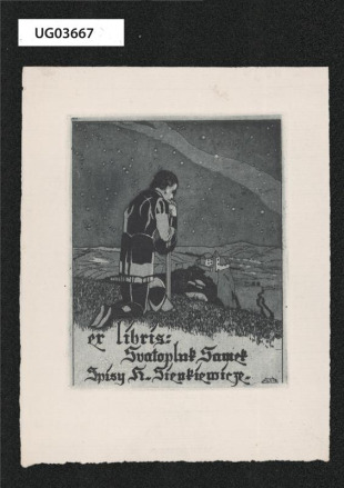 Ex libris Svatopluk Samek - Spisy H. Sienkiewieze