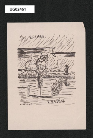 Ex libris V. Slepička