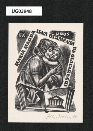 Ex libris Maria Magdalena Otamendi de Olaciregni