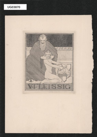 Ex libris V. Fleissig