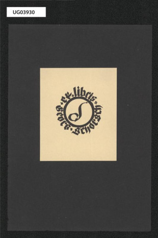 Ex libris Georg Schorsch