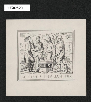 Ex libris PHDr. Jan Muk