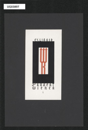Ex libris Dr. Robert Wiener