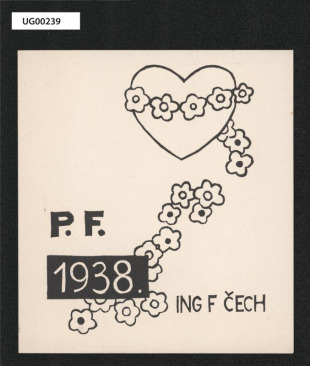P.F. 1938 ing.F. Čech (ipse sibi)