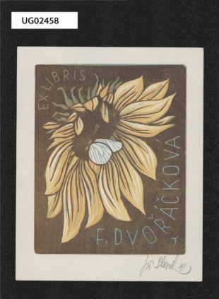 Ex libris F. Dvořáčková