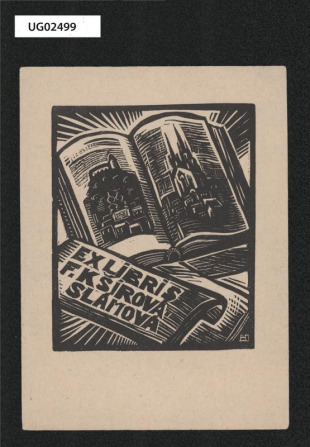 Ex libris F. Kšírová - Slámová