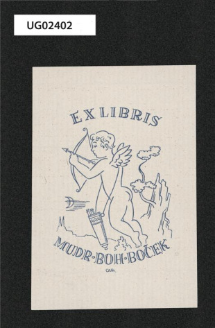Ex libris MUDr. Boh. Boček
