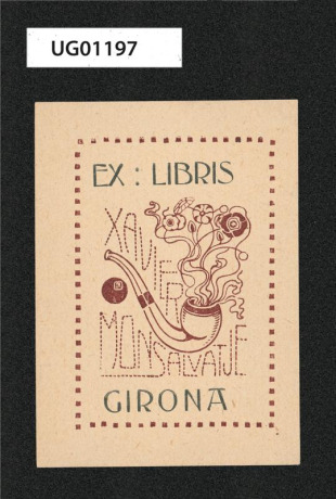 Ex libris Xavier Mousalvatje/Girona