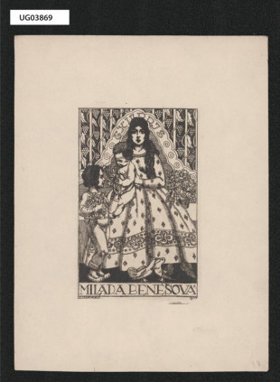 Ex libris Milada Benešová