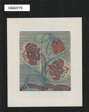 Ex libris F. Dvořáčková