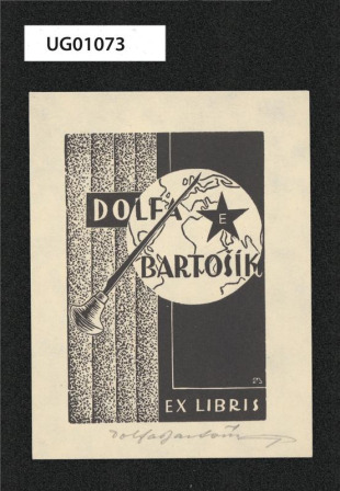 Ex libris Dolfa Bartošík (ipse sibi)